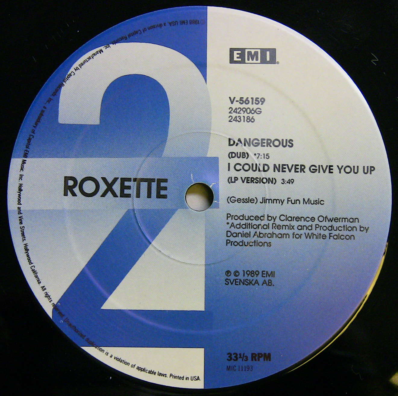 Roxette Dangerous : LP B Us | CD Covers | Cover Century | Over 1.000. ...